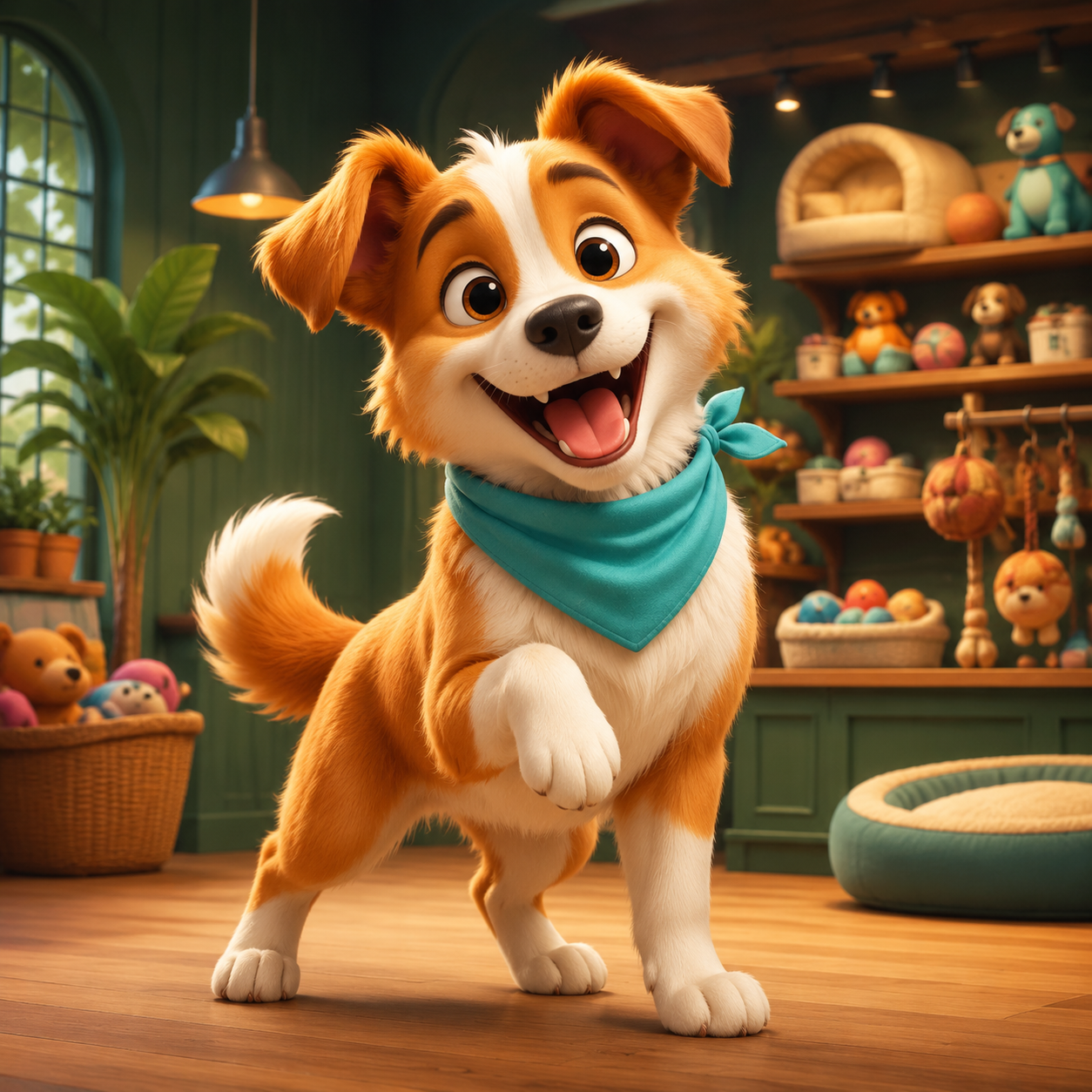 Zeca, personagem criado para Pet shop
